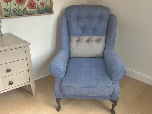Vintage wingback armchair - vintage,