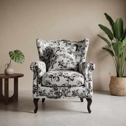 Upholstered linen fabric - upholstered, queen