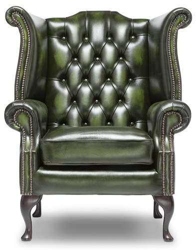 Chesterfield queen anne chair - chesterfield,