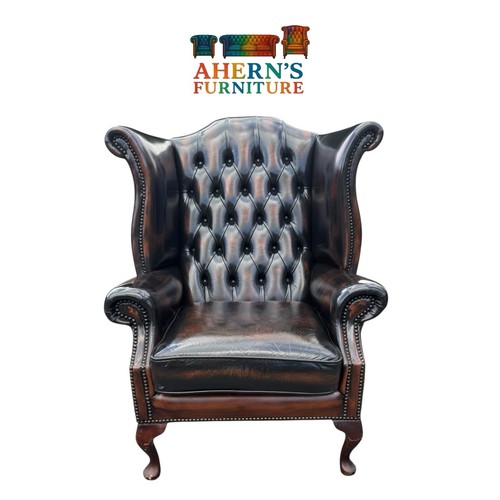 Antique brown leather - brown,