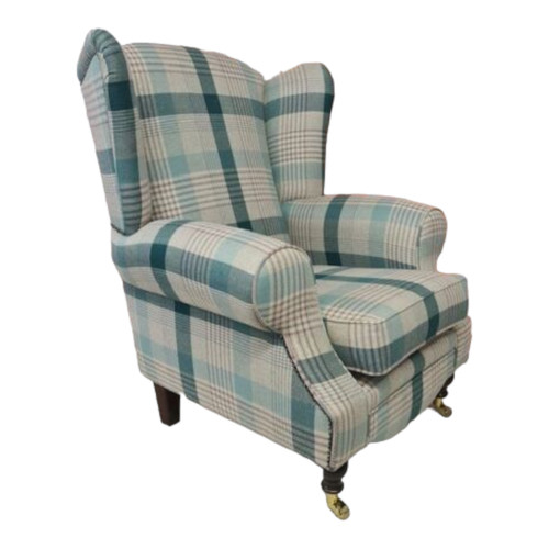 Wing back fireside queen anne - back,