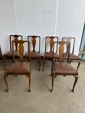 A set of six Queen Anne style