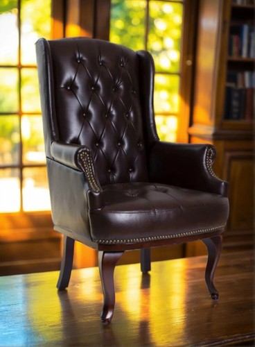 Chesterfield wing back queen - back,