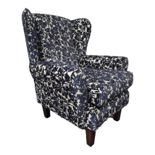 Accent wing back queen anne - wing,
