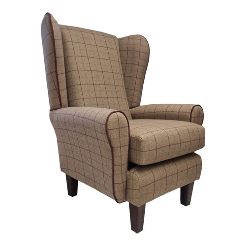 Wing back queen anne chair - anne,