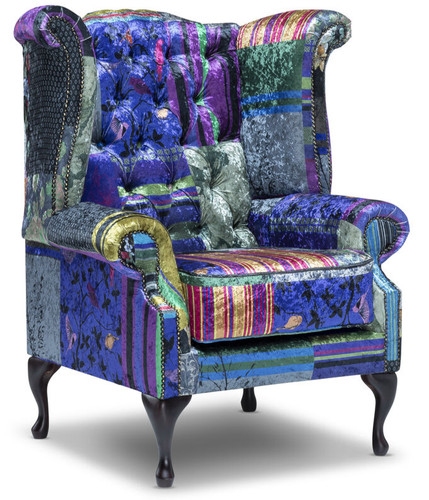 Chesterfield queen anne chair - chesterfield,
